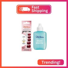 Sally Hansen Instant Cuticle Remover  Salon Effects Infra-Red Press On Nails Ki