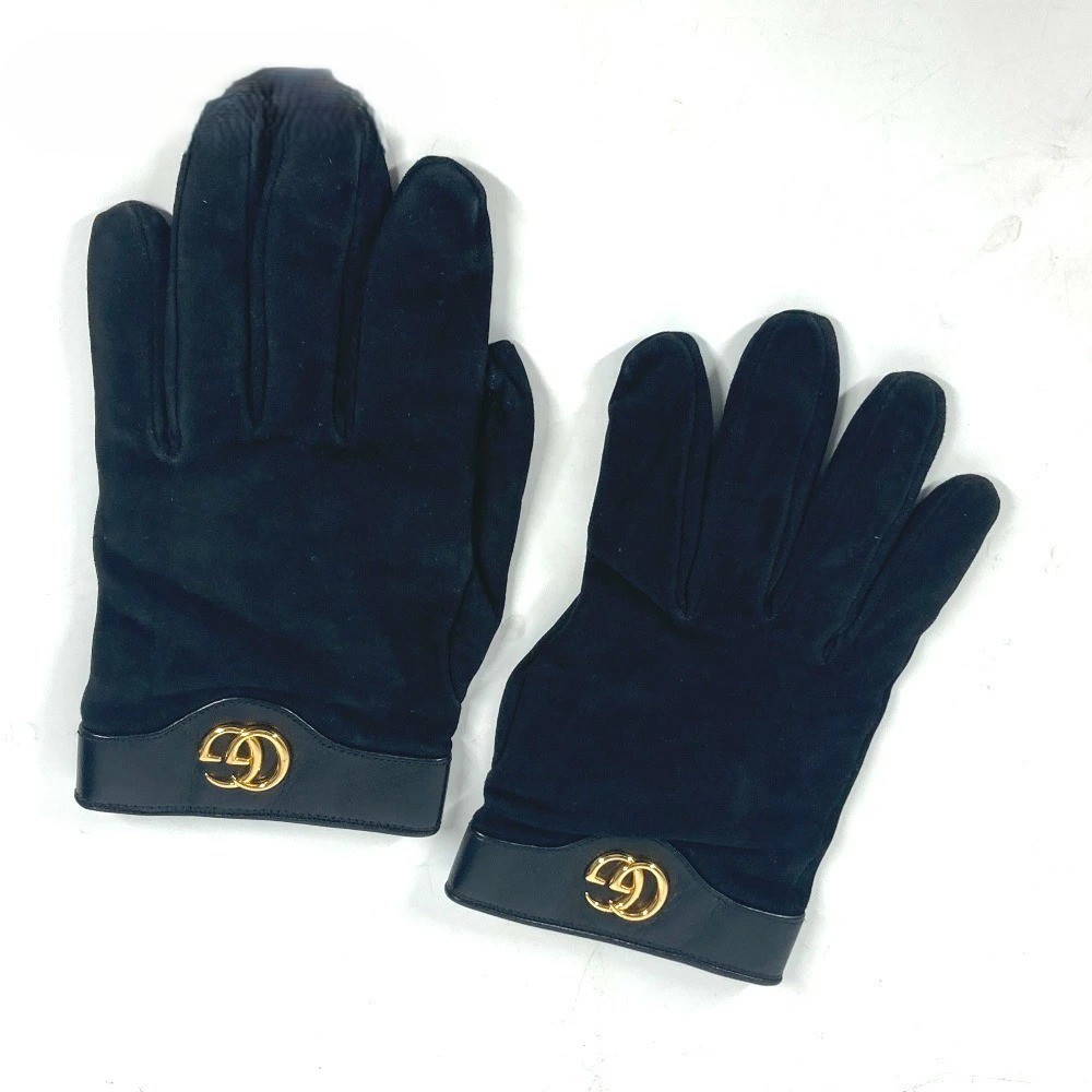 GUCCI Accessories GG Interlocking G Glove gloves suede / Leather