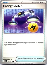 Energy Switch 115/132 Common Mega Evolution Pokemon NM