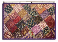 Christmas Gift Home Decor Cotton Handmade Patchwork Wall HangingThrow Tapestry