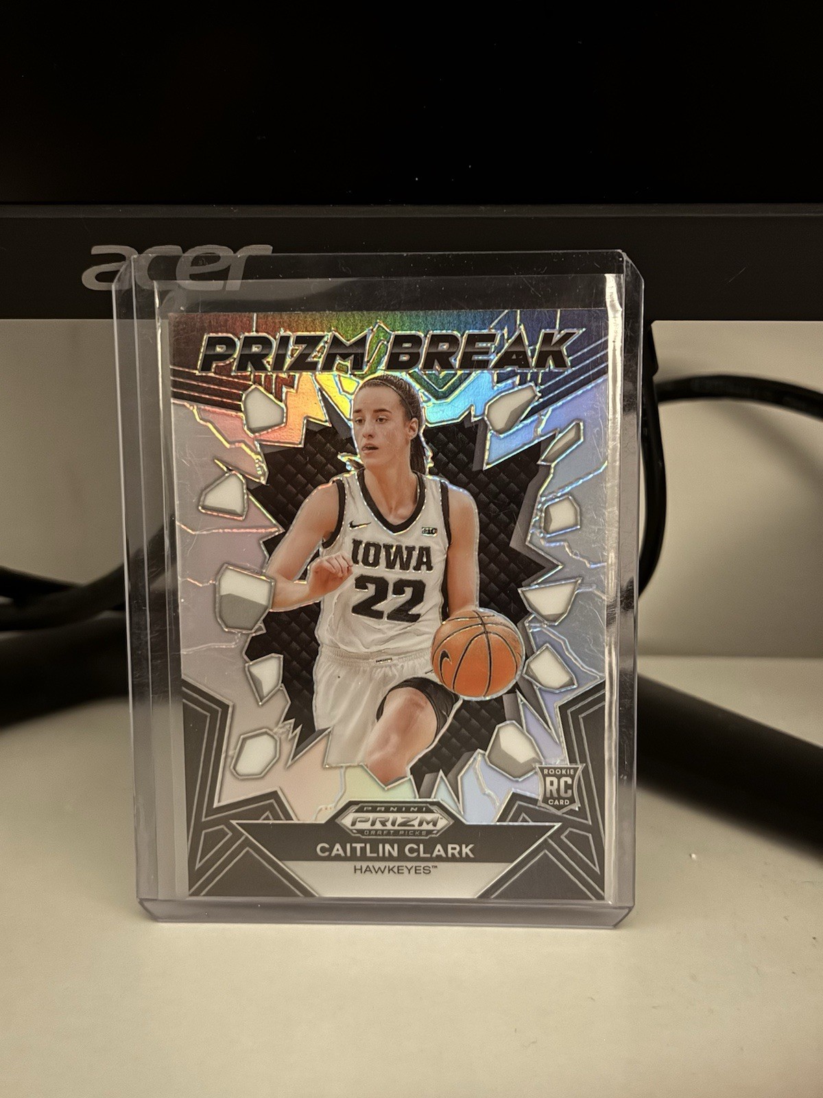 2024 Panini Prizm Draft Picks Prizm Break Caitlin Clark #13 Silver Prizm (RC)🔥