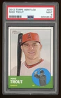 2012 Topps Heritage Mike Trout #207 PSA 9 Angels 1st Heritage Card