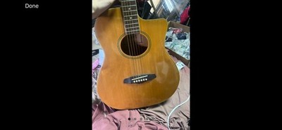 Vintage Cort MR500 Made in Korea Acoustic-Electric Guitar Cutaway Natural Finish