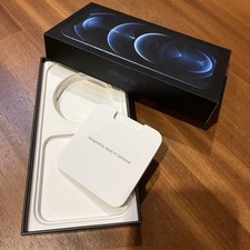 Apple iPhone 12 Pro Max BOX PacBlue 512GB Original Packaging Insert NO PHONE