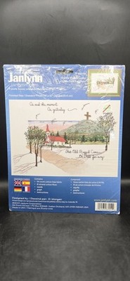 Vtg Janlynn  Old Rugged Cross   14''x10'' Cross Stitch Kit #87-54 New USA Made