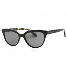 Kate Spade Women's Sunglasses Grey Polarized Lens Black Frame CAYENNE/S 0807 M9