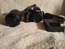 Nikon D3100 Digital SLR Camera 14.2MP Black with 18-105mm Zoom Lens & Charger