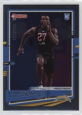 2020 Panini Donruss Press Proof Silver 37/100 Kenneth Murray #266 Rookie RC 0d1a