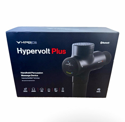 Hyperice Hypervolt Plus Bluetooth Percussion Massage Gun, Handheld, Black