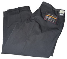 Haggar Charcoal DressPants 40x29 Mens Freedom  Stain Resistant Wrinkle Free NWT