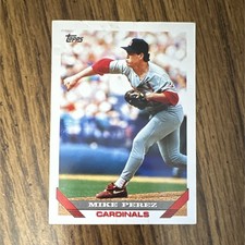 Topps 1993 Mike Perez #229 St. Louis Cardinals MLB Baseball Base Set Card
