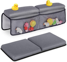 Baby Bath Kneeler and Elbow Rest Pad Set - Kneeler and Elbow Support with Memory