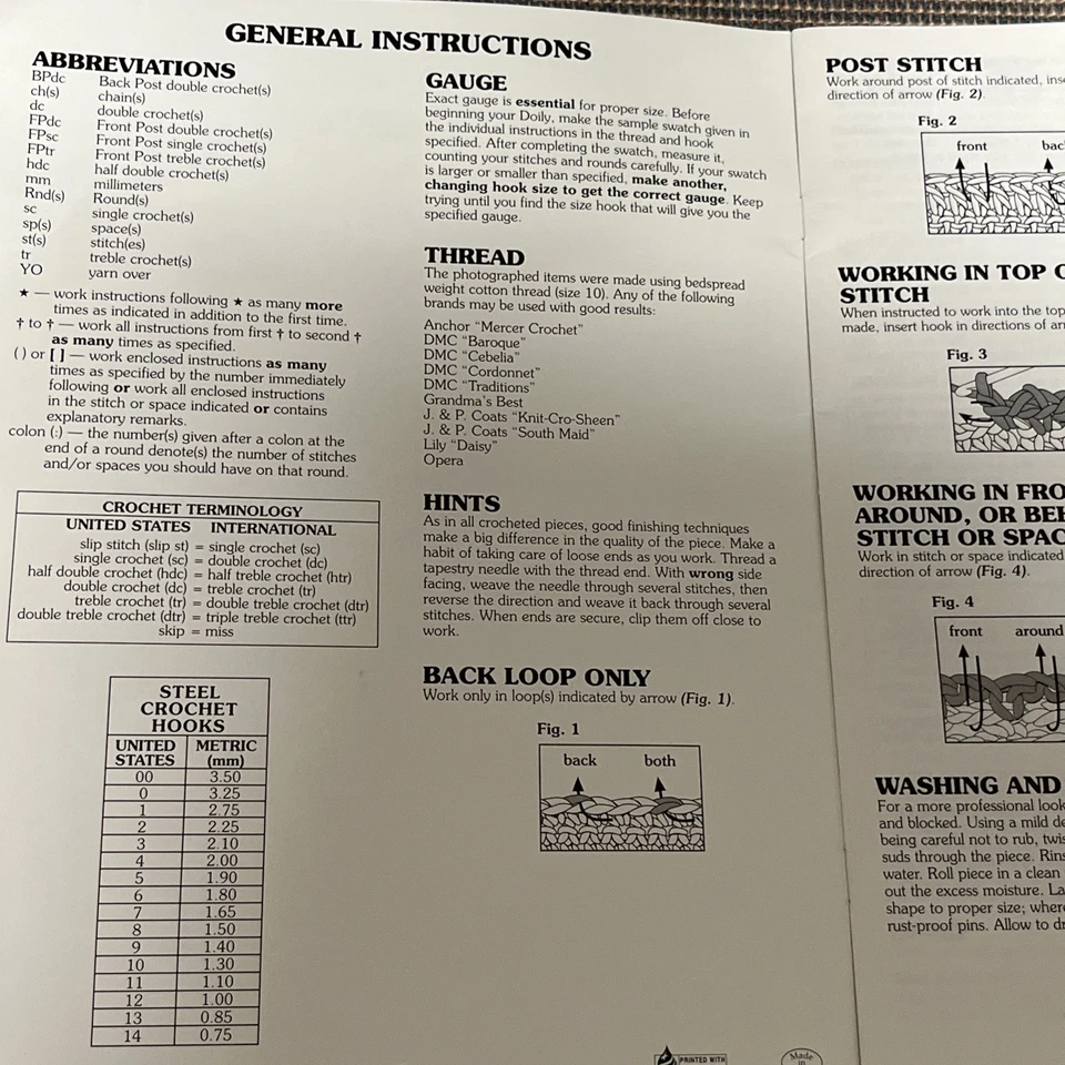 Leisure Arts Crochet Pattern Doilies with Flair Sarah Green - Image 2 of 4