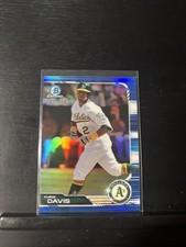 2019 Bowman Chrome - Khris Davis #46 Blue Refractor /150