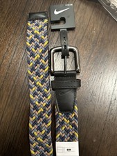 Nike Golf Men's Multi-Weave Stretch Woven Belt  Multicolor  SIZE: M 34-36  NWT