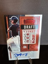 2020 Panini Contenders-Grant McCray PT2-GM-Red Draft Ticket Auto #55/75