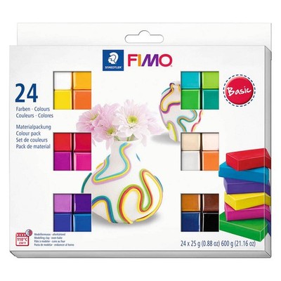STAEDTLER Modelliermasse FIMO  soft Basic mehrfarbig