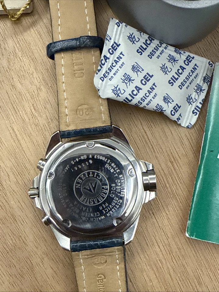 Citizen Promaster Watch 3740 S. ANALOG DEPTH METER Vintage 90s Rare Nos - image 4 of 4