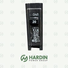 Eaton Cutler-hammer Br120 20a 120240v 1p Thermal Magnetic Circuit Breaker Eaton Cutler-hammer Br120 20a 120240v 1p Thermal Magnetic Circuit Breaker
