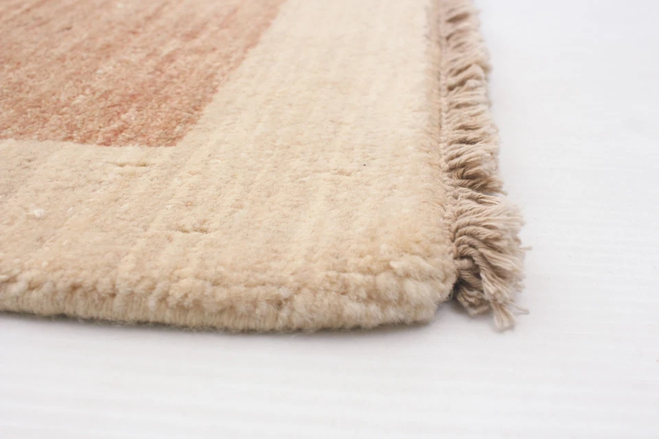 Beige 3'3" x 6'6" Hand-knotted Oriental Carpet Traditional Wool Area Rug - Image 4 of 4