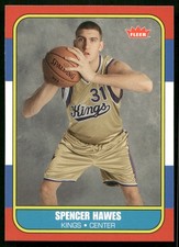 Spencer Hawes Rookie - 2007-08 Fleer Basketball