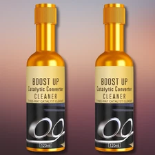 2PCS Boost Up Vehicle Engine Catalytic Converter Cleaner Cleaning MultipurposeKo