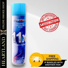Neon 11X Refined Premium Butane 10.14 floz | 300ml | Fuel Lighter Refill Gas