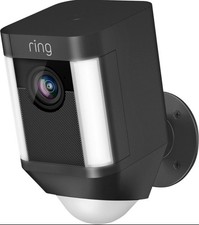 Ring Spotlight Cam Outdoor Battery Powered Security Camera - Black