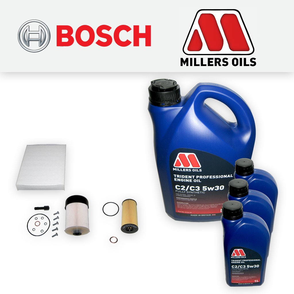 SERVICE KIT for OPEL VAUXHALL VIVARO B 1.6 CDTI OIL FUEL CABIN FILTERS +8L OIL