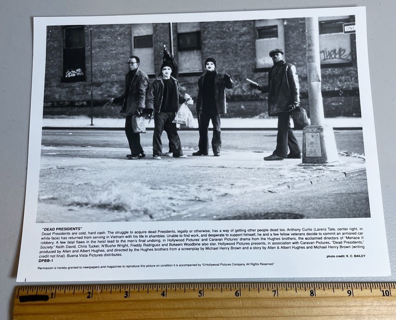 Vintage Dead Presidents Promotional Lobby Card- Keith David, Chris Tucker!!!