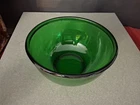 Vintage MCM Anchor Hocking Forest Green Mixing Bowl 7”