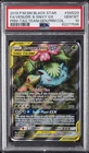 2019 POKEMON SM BLACK STAR PROMO #SM229 FULL ART/VENUSAUR & SNIVY GX PSA 10