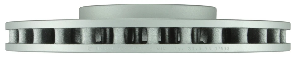 Rotor de freno de disco delantero Bosch QuietCast para 2004-2007 Volvo V70 2005 2006 Foto 3 de 4