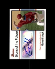 2008 Bowman Signs of the Future #GM Garrett Mock (ref 164051)