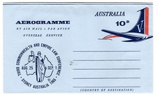 1965. Aerogramme. 10d 3rd Commonwealth and Empire Law Confer. ACSC A24. Unused.