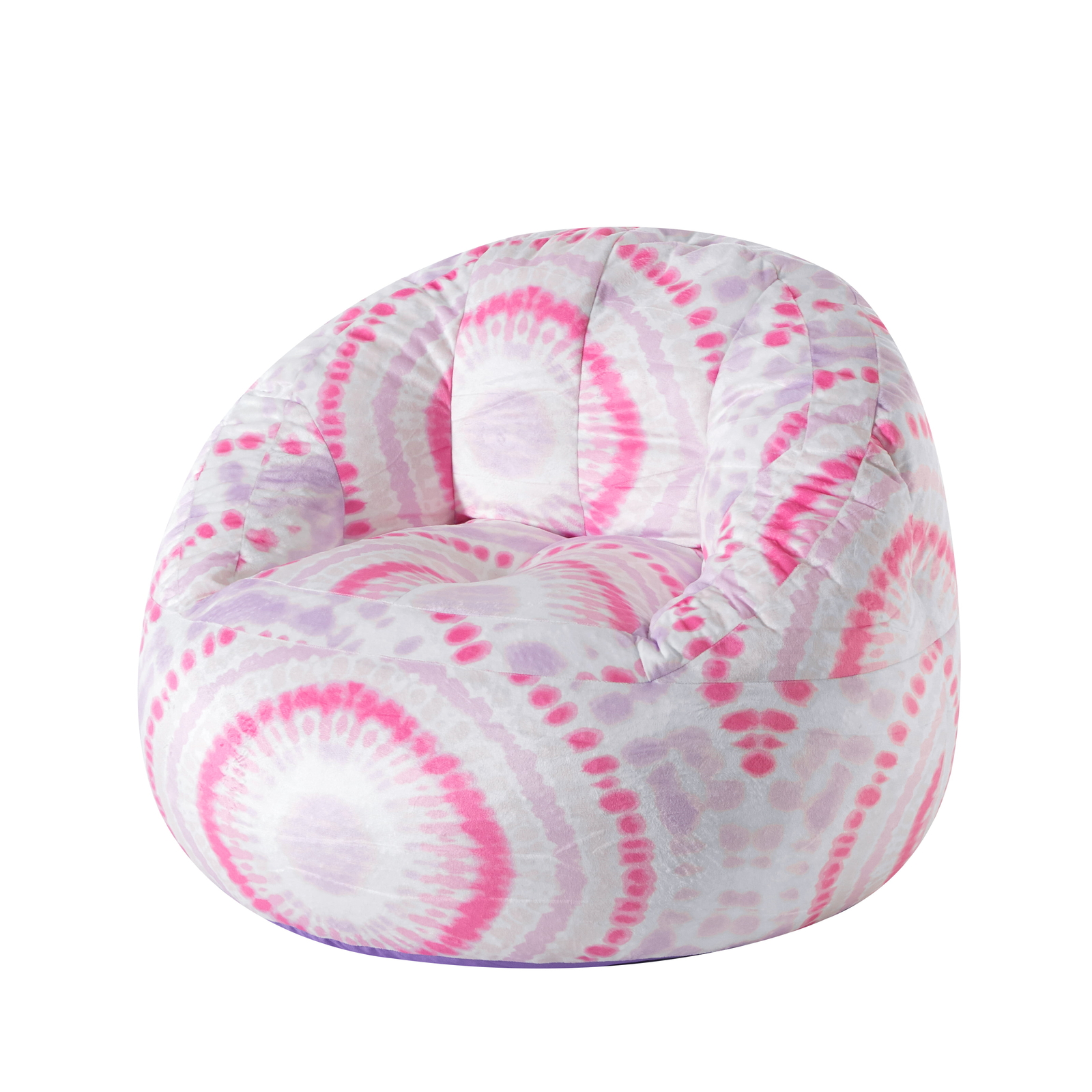 Micromink Faux Fur Bean Bag Chair, Pink Tie Dye eBay