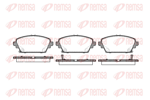 Remsa BremsbeläGe Vorne FüR Nissan Almera Tino Primera Kombi Honda Accord-image