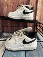 Toddler's Nike Air Force 1 LV8 White/Black-Pure Platinum DQ0550 100 US 4C