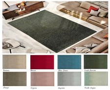 Tappeto Arredo Ciniglia Antiscivolo Living Tinta Unita Degradè 8Colori 5Mis 12ch