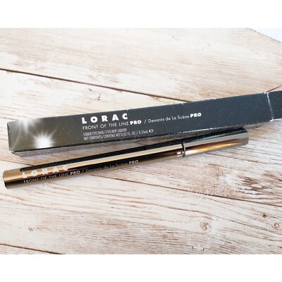 LORAC Charcoal Liquid Eyeliner Front of the Line PRO New Minimalist Coastal Chic