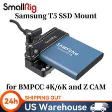 SmallRig Mount Bracket SSD Holder for Samsung T5 SSD with 1/4”-20 Threads 
