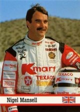 Nigel Mansell Auto Racing Card - 1993 Fax Pax #35