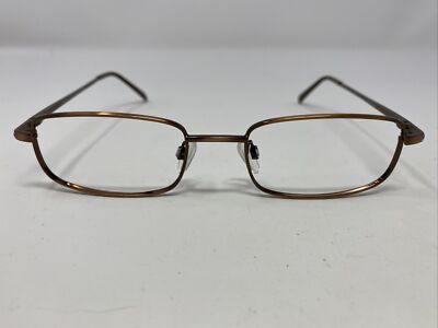 Modern TODD ANTIQUE BROWN 50-18-145 Full Rim Metal Eyeglasses Frame PL44