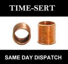 1 x Wurth M14 x 1.25 x 11mm TIME SERT® INSERTS - COPPER COATED - SPARK PLUG 
