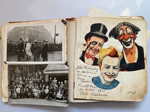 Zirkus / Kabarett / Magier -tolles Autogrammbuch 30er Jahre -90 Seiten s. Bilder