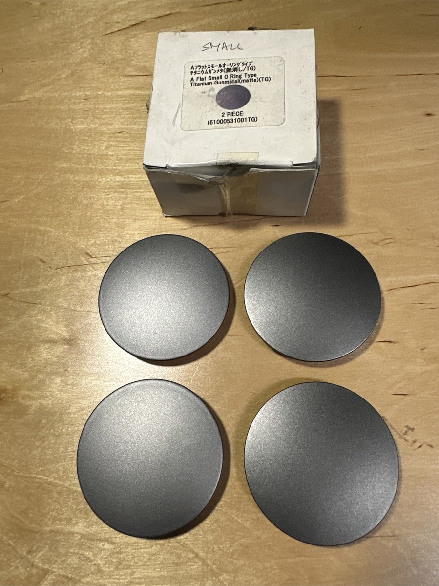 Volk Racing Center Cap A Flat Titanium Gunmetal (matte