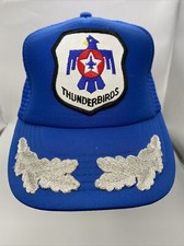 Vintage 90's Thunderbirds United States Air Force USAF Snapback Trucker Hat