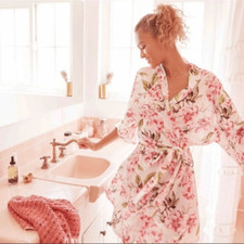 Show Me Your Mumu Brie Robe Kimono One Size Floral Garden Of Blooms Midi