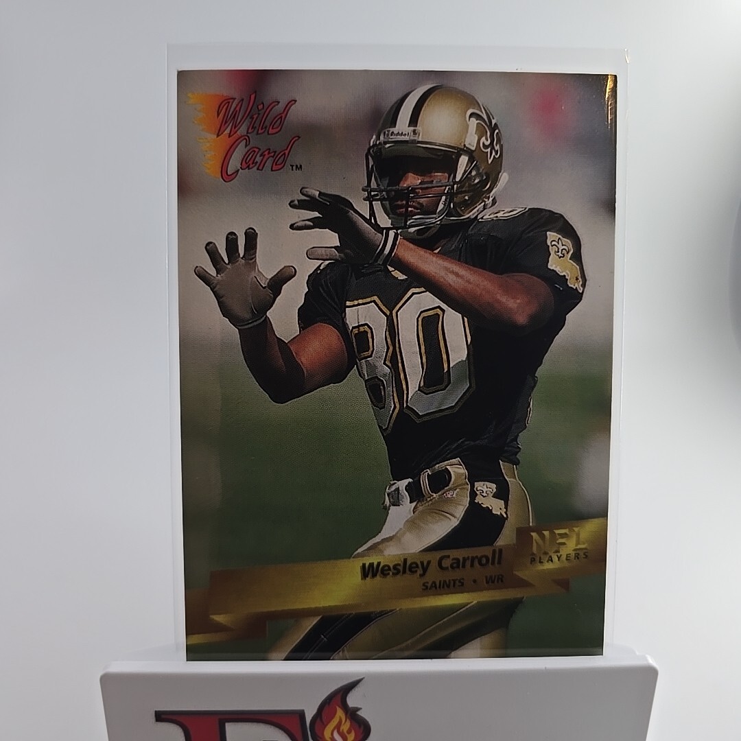 1993 Wild Card - #170 Wesley Carroll New Orleans Saints | eBay