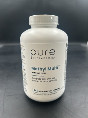 Methyl Multi Without Iron Methylated Multivitamin Capsules 240 Count Exp 1/28